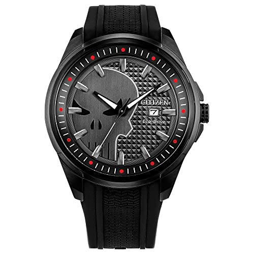 Citizen Herren analog Eco-Drive Uhr mit Polyurethan Armband AW1609-08W von Citizen
