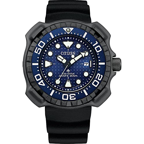 Citizen Herren Eco-Drive Solar Armbanduhr aus Titan mit Silikon Armband - Promaster Aqualand - BN0225-04L von CITIZEN