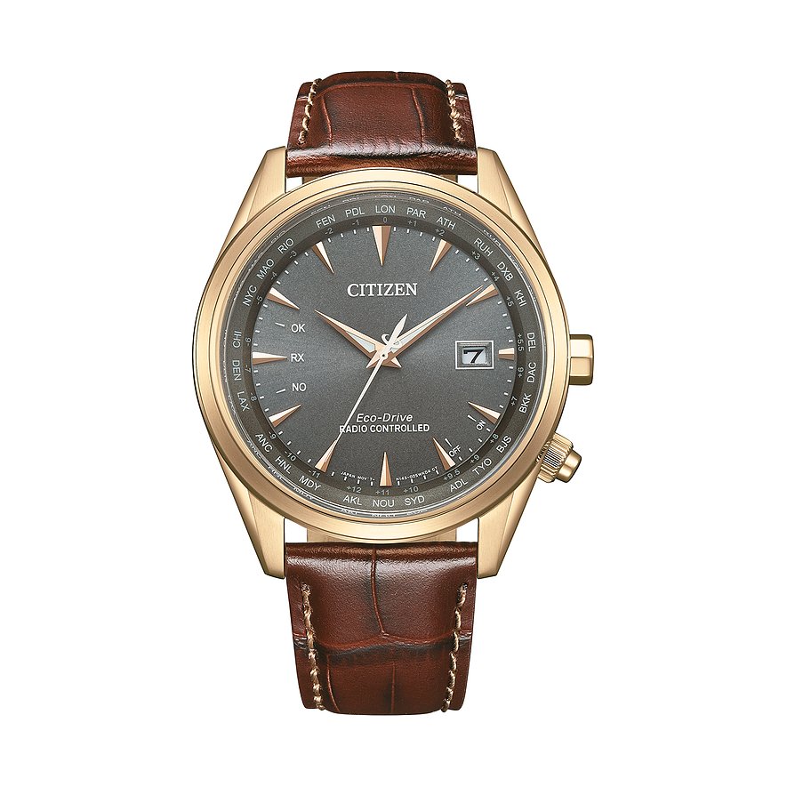 Citizen Herrenuhr Funkuhr CB0273-11H Edelstahl, Edelstahl von Citizen