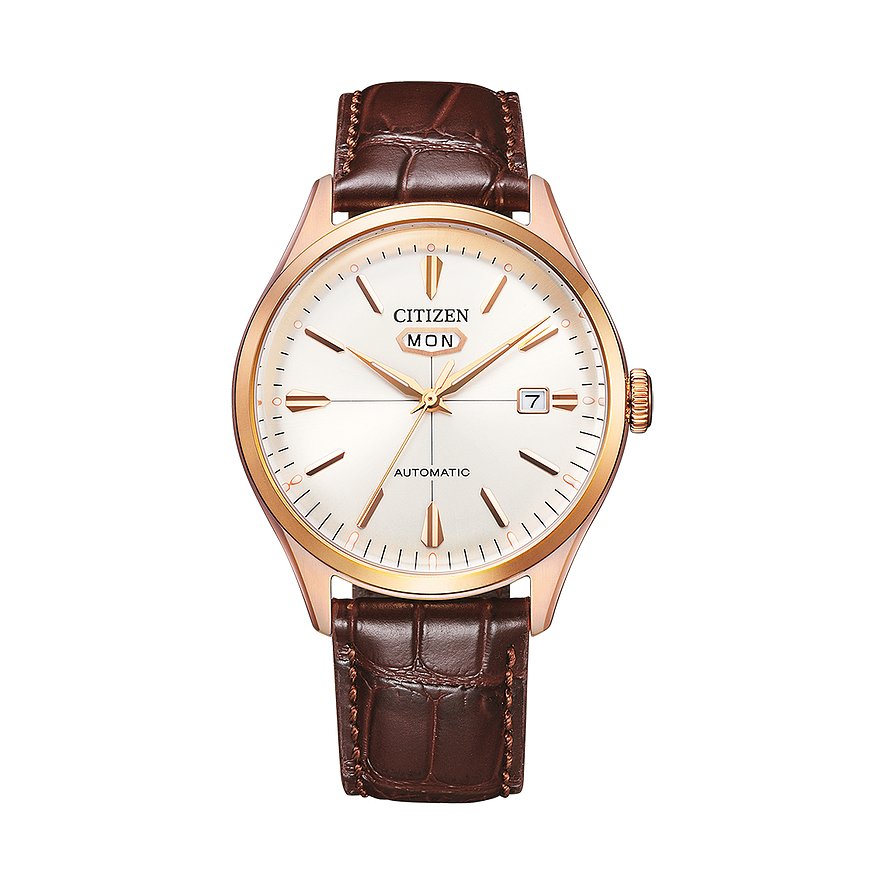 Citizen Herrenuhr Automatik NH8393-05AE Edelstahl von Citizen