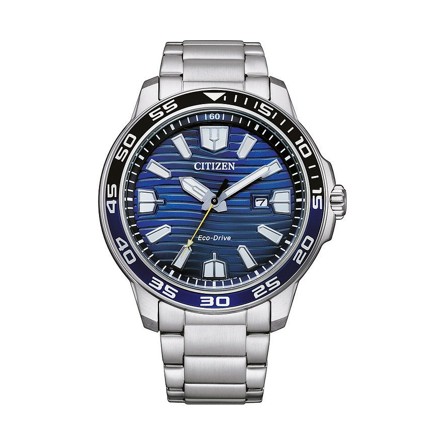 Citizen Herrenuhr Sport Eco-Drive AW1525-81L Edelstahl, Edelstahl von Citizen