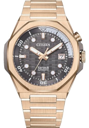 CITIZEN Herren-Uhren Analog Automatik One Size Braun, Roségold 32028118 von CITIZEN