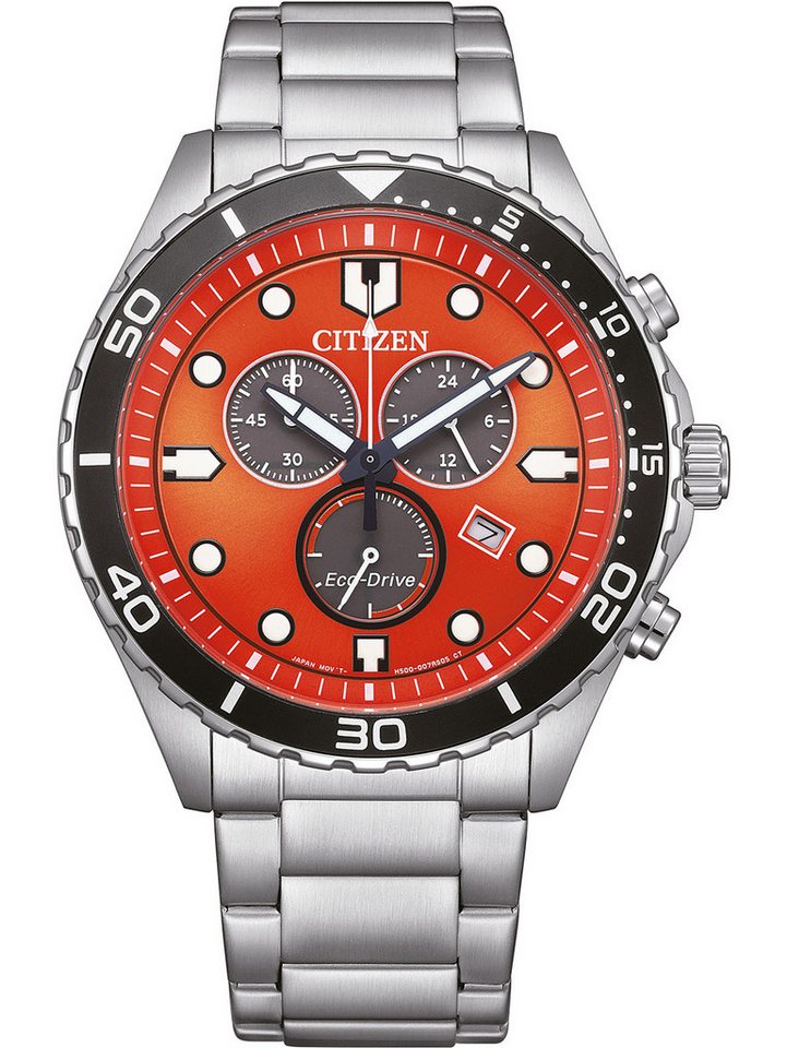 Citizen Quarzuhr Citizen AT2560-84X Herrenuhr Eco-Drive Chronograph 43mm 10ATM Citizen AT2560-84X Herrenuhr Eco-Drive Chronograph 43mm 10ATM von Citizen