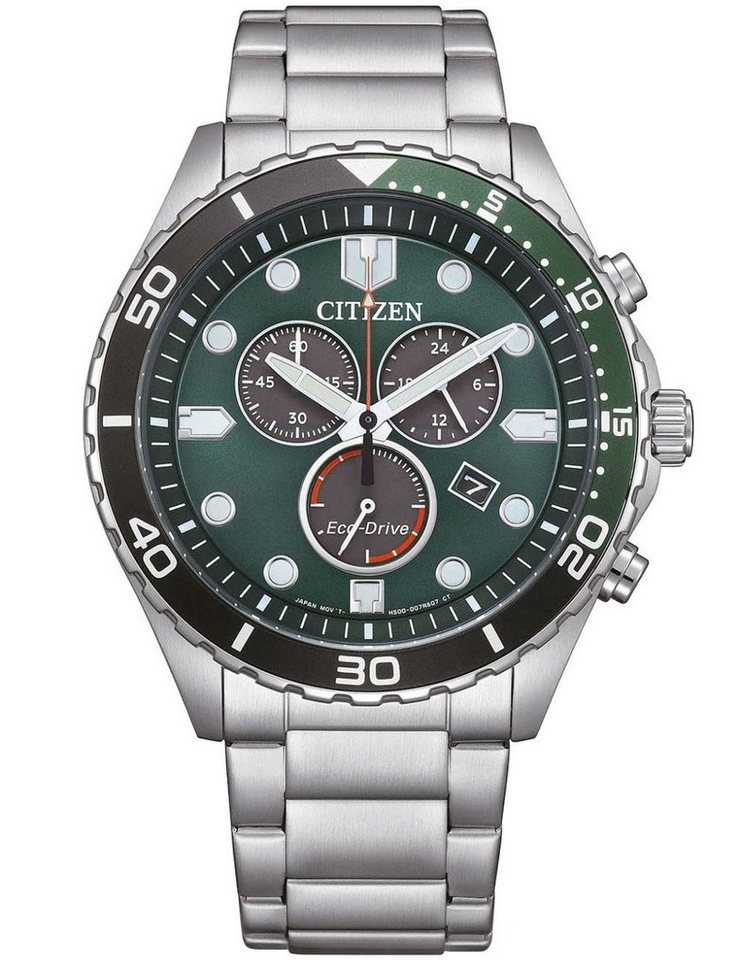 Citizen Quarzuhr Citizen AT2561-81X Herrenuhr Eco-Drive Chronograph 43mm 10ATM Citizen AT2561-81X Herrenuhr Eco-Drive Chronograph 43mm 10ATM von Citizen