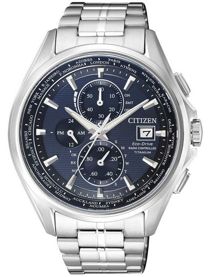 Citizen Quarzuhr Citizen AT8130-56L Eco-Drive Titanium Funk-Chronograph 43mm 10ATM Citizen AT8130-56L Eco-Drive Titanium Funk-Chronograph 43mm 10ATM von Citizen