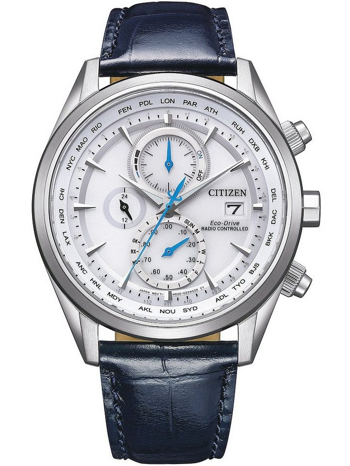 Citizen Quarzuhr Citizen AT8260-18A Eco-Drive Chronograph Herrenuhr Funkuhr 43mm 10ATM Citizen AT8260-18A Eco-Drive Chronograph Herrenuhr Funkuhr 43mm 10ATM von Citizen