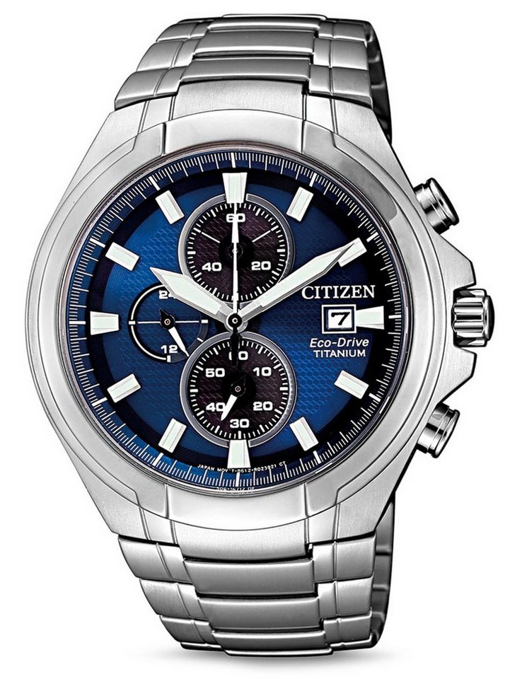 Citizen Quarzuhr Citizen CA0700-86L Eco-Drive Super-Titanium Chronograph Herrenuhr 43mm Citizen CA0700-86L Eco-Drive Super-Titanium Chronograph Herrenuhr 43mm 10ATM von Citizen