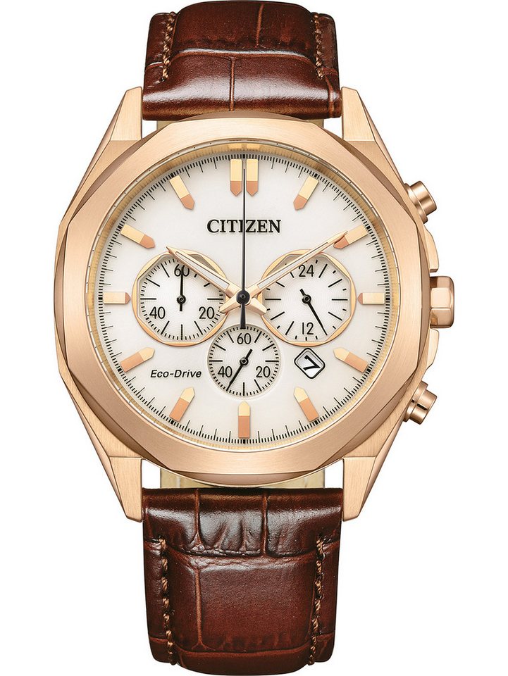 Citizen Quarzuhr Citizen CA4593-15A Herrenuhr Eco-Drive Chronograph 41mm 10ATM Citizen CA4593-15A Herrenuhr Eco-Drive Chronograph 41mm 10ATM von Citizen
