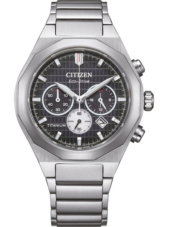 Citizen Quarzuhr Citizen CA4690-51E Herrenuhr Super-Titanium Zenshin Eco-Drive Chrono 4 Citizen CA4690-51E Herrenuhr Super-Titanium Zenshin Eco-Drive Chrono 41mm 10ATM von Citizen