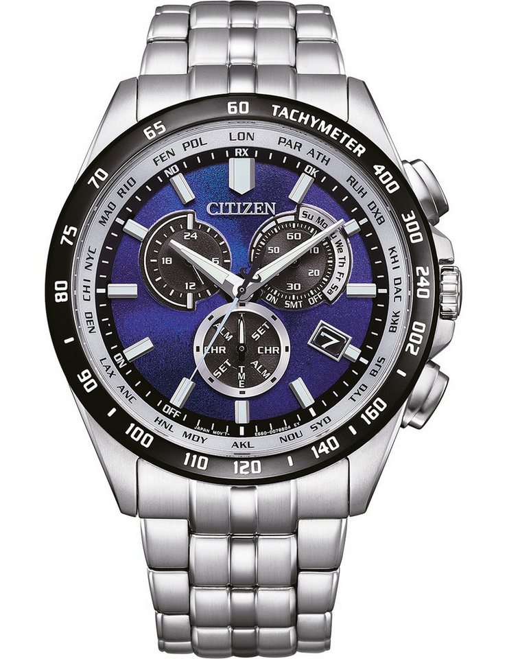 Citizen Quarzuhr Citizen CB5874-81L Herrenuhr Collection Unite with Blue Eco Drive Limi Citizen CB5874-81L Herrenuhr Collection Unite with Blue Eco Drive Limited 43mm 10ATM von Citizen