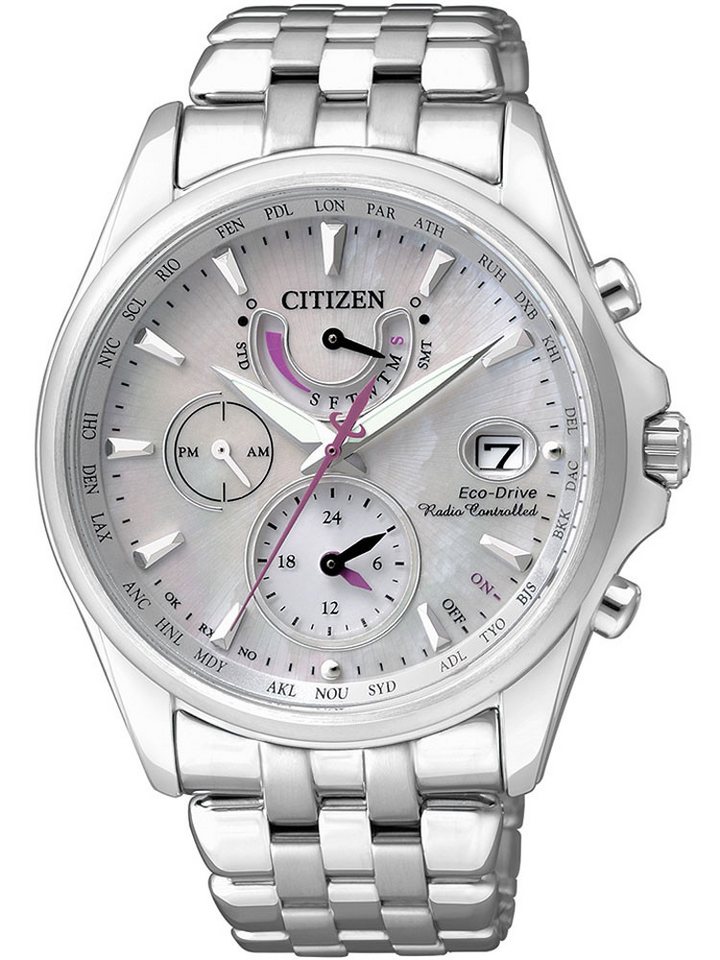 Citizen Quarzuhr Citizen FC0010-55D Eco-Drive Damenuhr Funk Saphirglas 39mm 10ATM Citizen FC0010-55D Eco-Drive Damenuhr Funk Saphirglas 39mm 10ATM von Citizen
