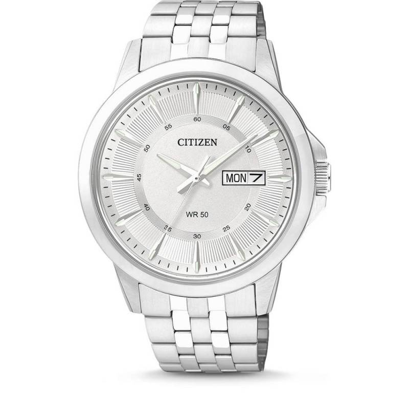Citizen Quarzuhr Citizen Herren Analog Quarz Uhr mit Edelstahl Armband BF2011-51AC BF2011-51AC, Herren Analog Quarz Uhr mit Edelstahl Armband BF2011-51AC von Citizen