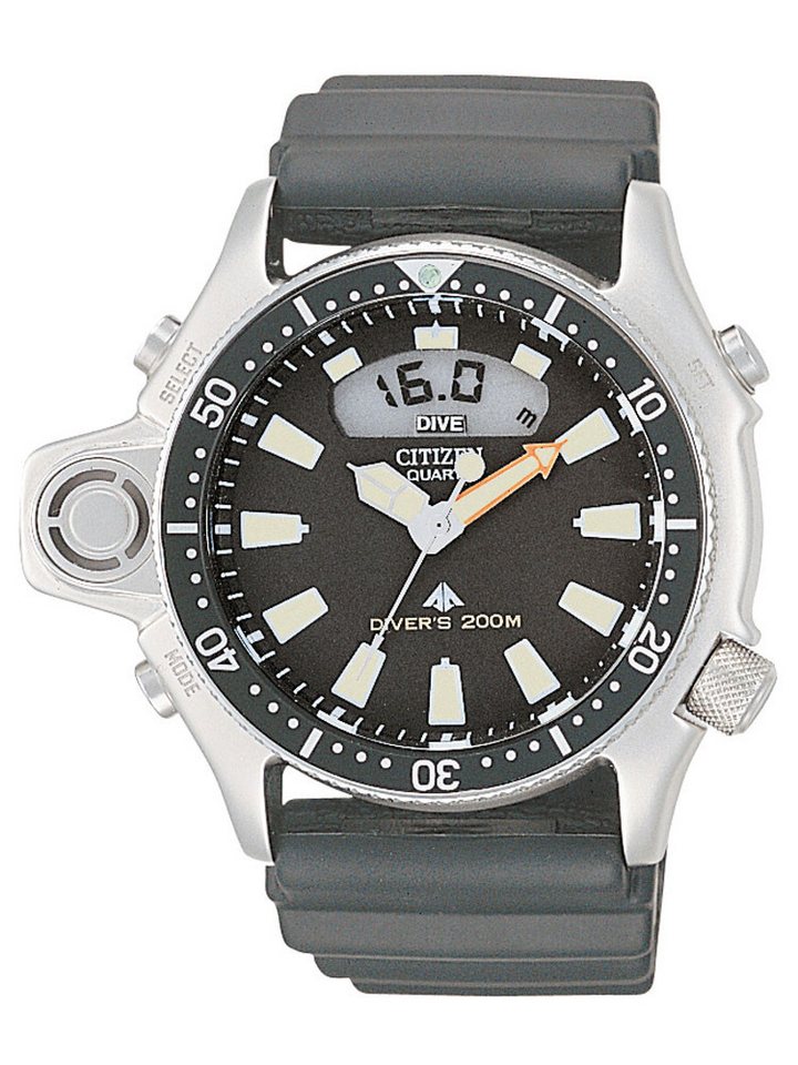 Citizen Quarzuhr Citizen JP2000-08E Promaster-Marine Taucheruhr m. Tiefenmesser Herrenu Citizen JP2000-08E Promaster-Marine Taucheruhr m. Tiefenmesser Herrenuhr von Citizen