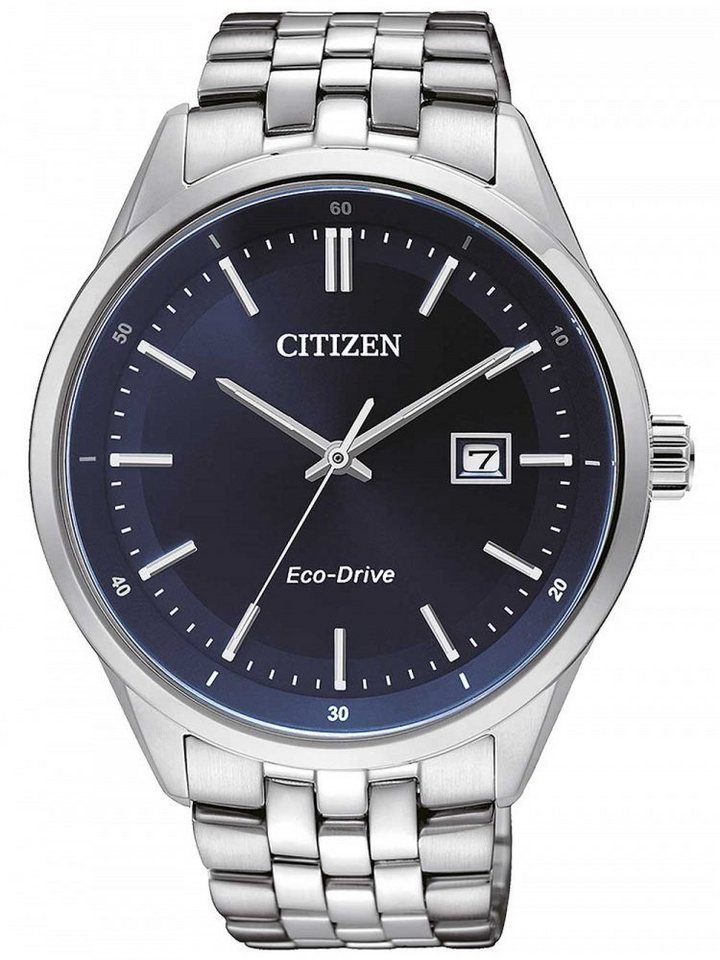 Citizen Solaruhr, Citizen Herren Analog Quarz Uhr mit Edelstahl Armband BM7251-53L von Citizen