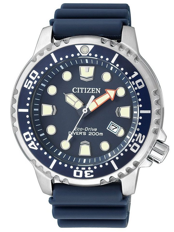 Citizen Solaruhr, Herren Analog Quarz Uhr mit Plastik Armband BN0151-17L von Citizen