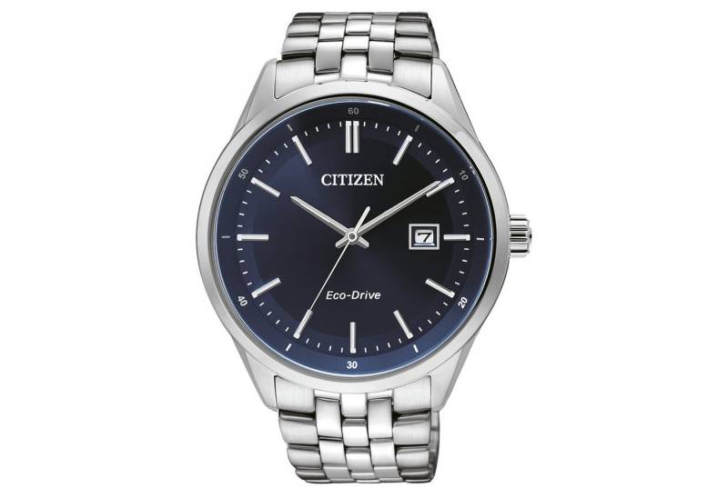 Citizen Solaruhr BM7251-53L, Armbanduhr, Herrenuhr, Datum, analog, Edelstahlarmband von Citizen