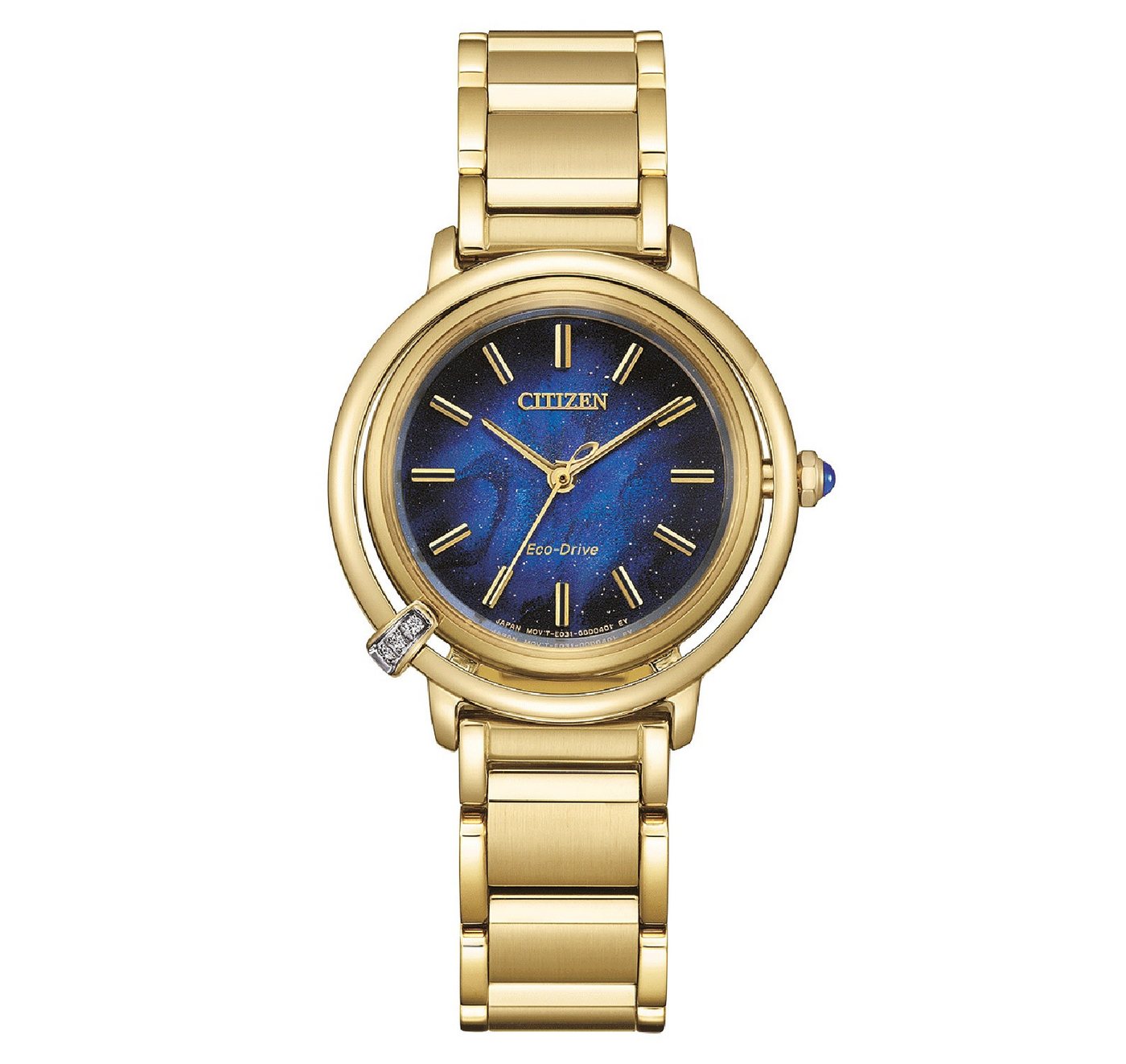 Citizen Solaruhr Eco-Drive Solar Goldfarben/Blau von Citizen