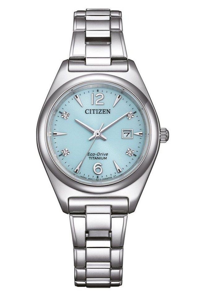 Citizen Solaruhr Eco-Drive Damen-Titan/Hellblau von Citizen