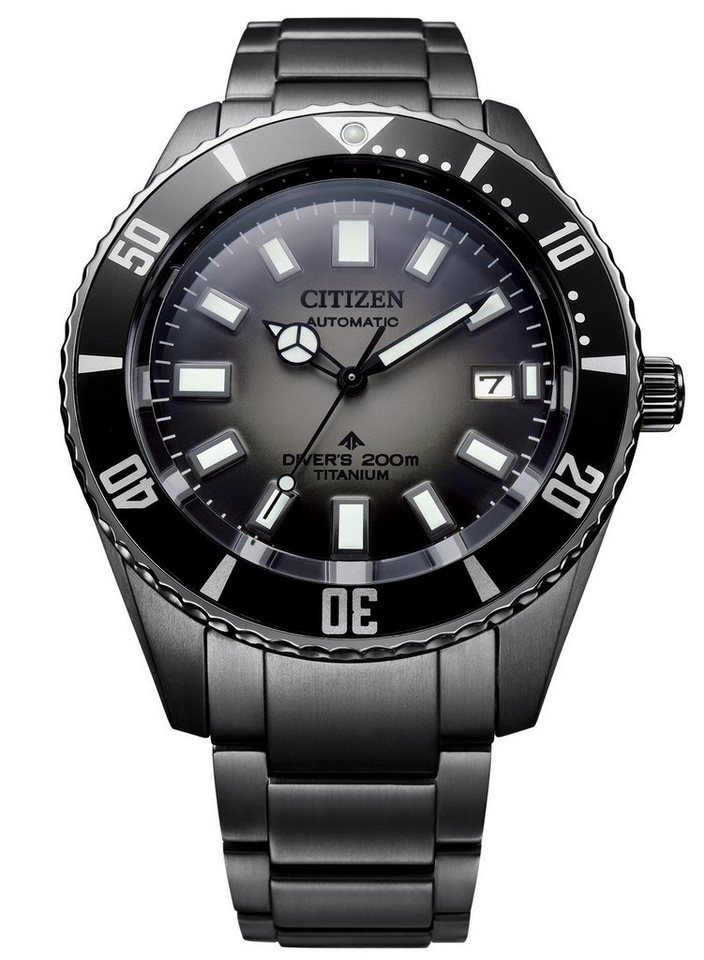 Citizen Taucheruhr Automatik Titan Schwarz von Citizen