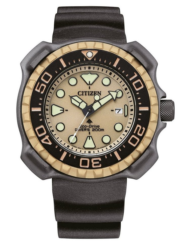 Citizen Taucheruhr Promaster Eco-Drive Titan/Beige von Citizen