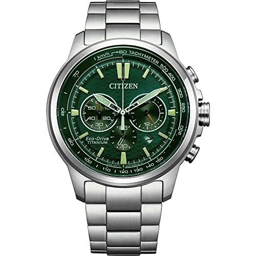 CITIZEN Herren Analog Quarz Uhr mit Titan Armband CA4570-88X, Silber von CITIZEN