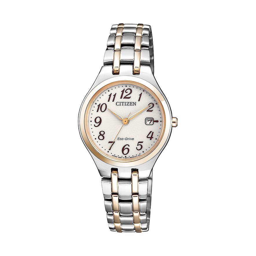 Citizen Damenuhr Elegant Eco Drive EW2486-87A Edelstahl von Citizen