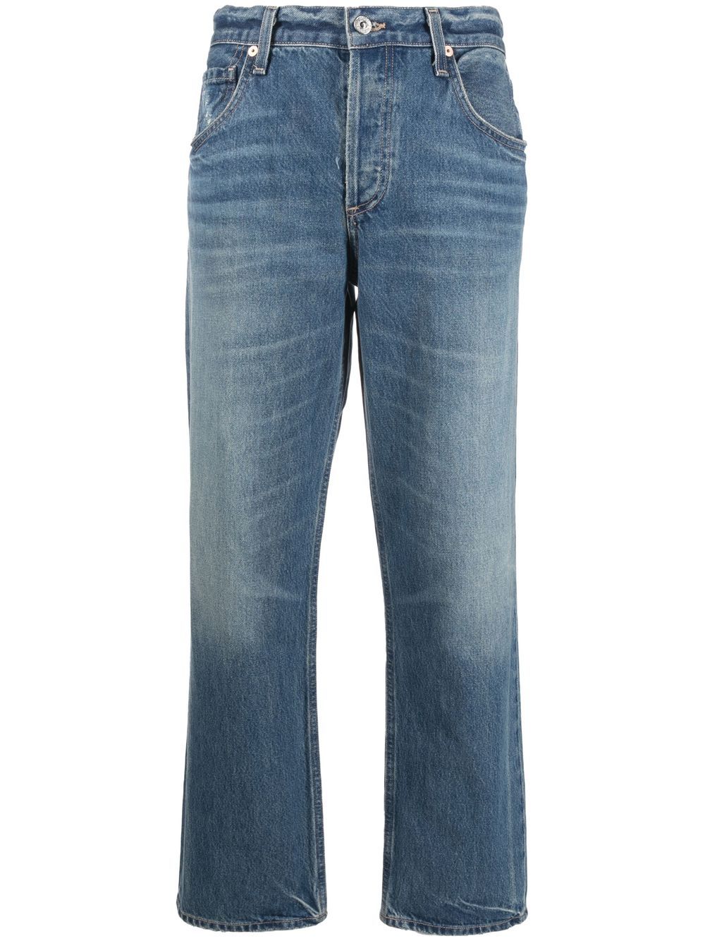 Citizens of Humanity Straight-Leg-Jeans mit hohem Bund - Blau von Citizens of Humanity