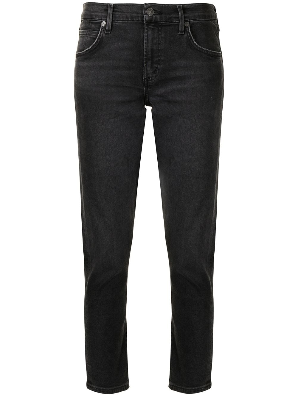 Citizens of Humanity Halbhohe Skinny-Jeans - Schwarz von Citizens of Humanity