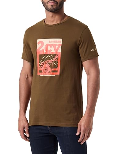 CITROËN Herren 2cv Automobiles Françaises Stampa Larga C24s T-Shirt, Dunkelbraun, Small CITROËN Herren 2cv Automobiles Françaises Stampa Larga C24s T-Shirt, Dunkelbraun, Small von Citroën