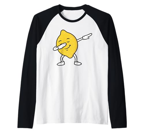 Dabbing Lemon Funny Fruit Lemonade for Summer Vibes Kids Men Raglan von Citrus Comedy Co