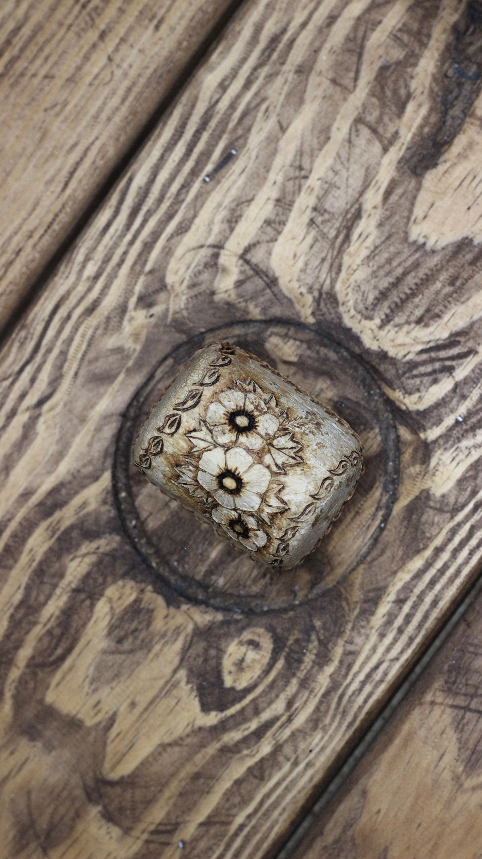 Wohnkultur, Küchenzubehör, Schmuck-Box, Trinket-Box. Brustblumen von CitrusHandcrafts