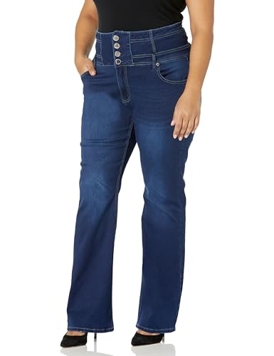 City Chic Women's Apparel Damen City Chic Plus Size H Bleg Crst Jeans, Mid-Denim, 24 von City Chic Women's Apparel