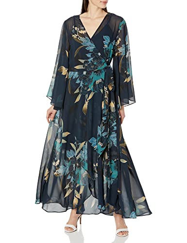 City Chic Women's Apparel Damen City Chic Übergröße Maxi Eleanor Cocktailkleid, Navy Bold Bloom, 48 Mehr von City Chic Women's Apparel