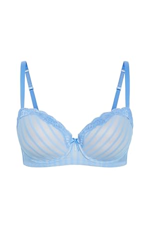 City Chic Damen Fifi Contour Bra BH, Blauer Topas, 95F von City Chic