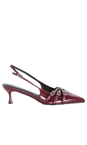 City Chic Damen Sling Back-Wide Fit Mia Pumps, Burgunder, 38.5 EU Weit City Chic Damen Sling Back-Wide Fit Mia Pumps, Burgunder, 38.5 EU Weit von City Chic