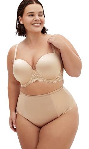 City Chic Damen Smooth & Chic Multiway BH, Latte, 85DD von City Chic