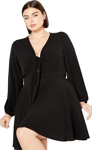 City Chic Women's Apparel Damen City Chic Plus Size Dress Adelyn Kleid, Schwarz, 52 Mehr von City Chic