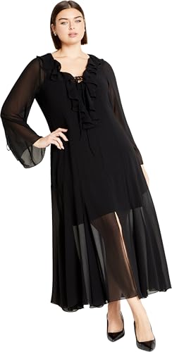 City Chic Women's Apparel Damen Maxi Dress-Vamp Kleid, Schwarz, 52 Mehr von City Chic
