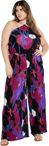 City Chic Women's Apparel Damen Citychic Plus Jumpsuit Kira PRT in Wild Flower, Size 24 Overall, Wildblume City Chic Women's Apparel Damen Citychic Plus Jumpsuit Kira PRT in Wild Flower, Size 24 Overall, Wildblume von City Chic