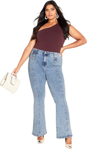 City Chic Asha Mia Jeans für Damen, Light Denim, 54 Mehr City Chic Asha Mia Jeans für Damen, Light Denim, 54 Mehr von City Chic