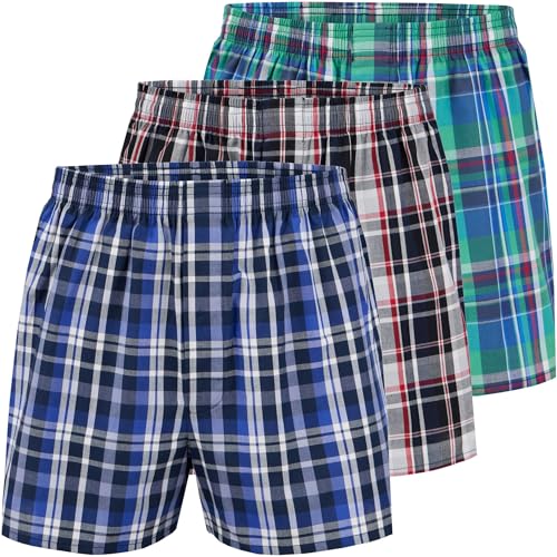 City Life 3er Pack Herren Boxershorts Shorts Boxer Webboxer Sparpack S - 4XL, Farbe:Design 09, Grösse:4XL von City Life