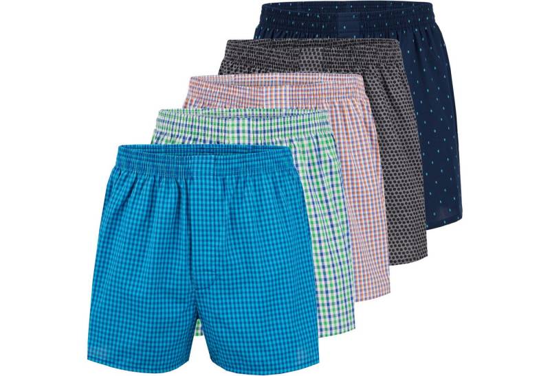 City Life Boxershorts City Life Herren Webboxer 5er Pack Baumwolle desortierte Boxershorts (1-St) von City Life