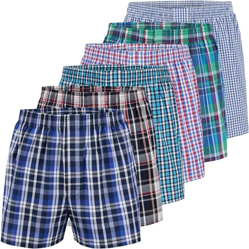 City Life Herren Boxershorts Shorts Boxer Webboxer (6er Pack) Sparpack S - 4XL, Farbe:Mehrfarbig (Classic Multicolour 2), Grösse:M von City Life