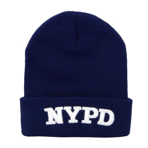 City-Souvenirs Police Beanie Mütze Navy Embroidered Knit Winter New York Skull Cap, Marineblau, Weiß, Einheitsgre City-Souvenirs Police Beanie Mütze Navy Embroidered Knit Winter New York Skull Cap, Marineblau, Weiß, Einheitsgre von City-Souvenirs