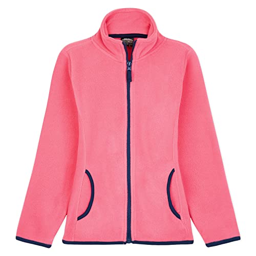 CityComfort Fleecejacke Kinder Mädchen Polarfleece Teenager Jungen mit Reißverschluss und Seitentaschen (Rosa, 3-4 Jahre) von CityComfort