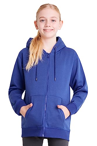 CityComfort Hoodie Jungen Kapuzenjacke, Kinder Pullover Jungen Sweatjacke mit Kapuze (5-6 Jahre, Königsblau) von CityComfort