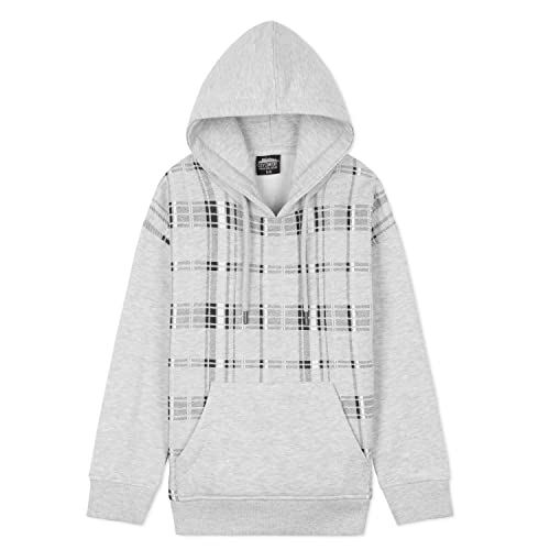 CityComfort Hoodie Jungen Kapuzenpullover, Gaming Pullover Jungen (Grau, 5-6 Jahre) von CityComfort