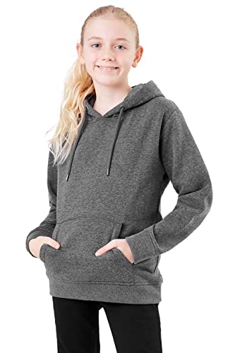 CityComfort Hoodie Jungen Pullover, Kapuzenpullover für Jungen (7-8 Jahre, Anthrazit) von CityComfort