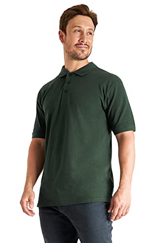 CityComfort Poloshirt Herren, Kurzarm Poloshirts für Herren, XS - 5XL (Grün, L) von CityComfort