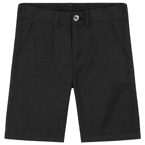 CityComfort Shorts für Jungen, Kurze Chino Hose mit 2 Seitentaschen & Elastischem Bund - Sommer Kleidung für Jungs (Anthrazit, 11-12 Jahre) von CityComfort